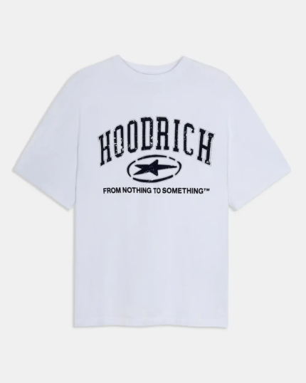 Camiseta Fray de corte regular Blanca
