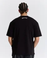 Camiseta extragrande Club Athletics Negra (3)