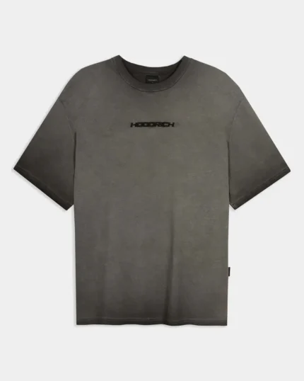 Camiseta extragrande Ghost Lavado al aceite negro