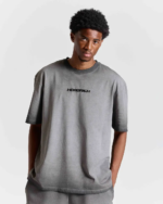 Camiseta extragrande Ghost Lavado al aceite negro (6)
