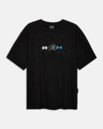 Camiseta extragrande Merit negra (1)