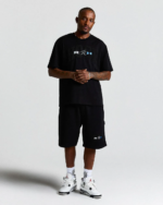 Camiseta extragrande Merit negra (2)