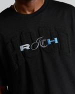 Camiseta extragrande Merit negra (3)