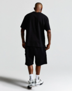 Camiseta extragrande Merit negra (4)