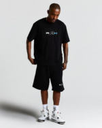Camiseta extragrande Merit negra (6)