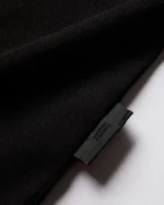 Camiseta extragrande con escudo familiar negra (5)