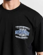 Camiseta extragrande con escudo familiar negra (6)