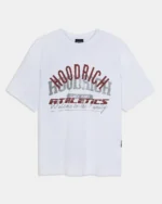 Camiseta extragrande del club de atletismo Blanca