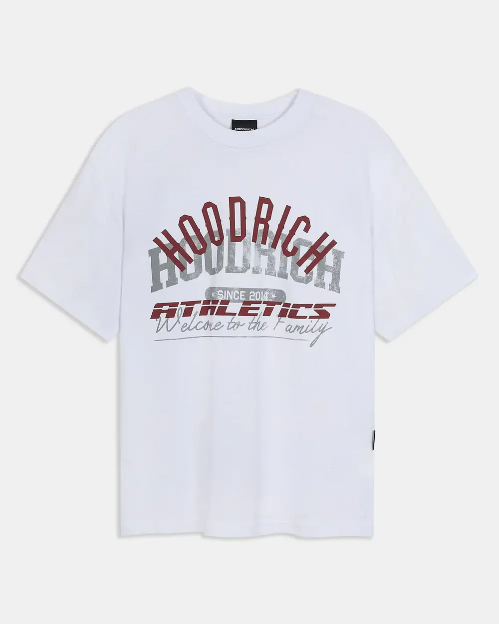Camiseta extragrande del club de atletismo Blanca Camiseta extragrande del club de atletismo Blanca