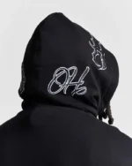 Spectral Oversized Hoodie Black White (2)