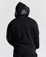 Spectral Oversized Hoodie Black White (4)