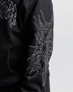 Spectral Oversized Hoodie Black White (6)