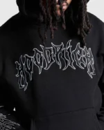 Spectral Oversized Hoodie Black White (7)