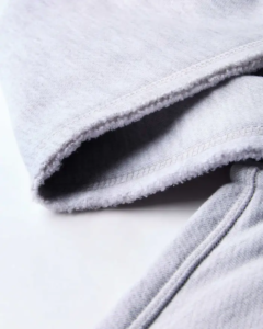 Sudadera con capucha Fray Zip de corte relajado Gris jaspeado 4.webp