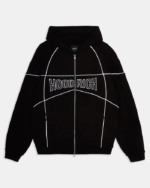 Sudadera con capucha Trace Zip de corte relajado