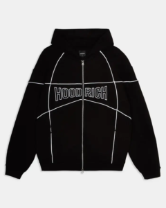 Sudadera con capucha Trace Zip de corte relajado