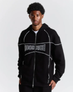Sudadera con capucha Trace Zip de corte relajado (4)