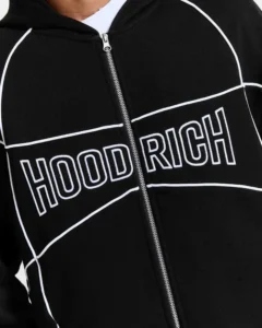 Sudadera con capucha Trace Zip de corte relajado (6)