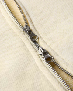 Sudadera con capucha Trace Zip de corte relajado Marfil (4)