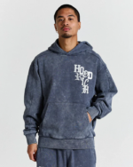 Sudadera extragrande Heritage Azul lavado (1)