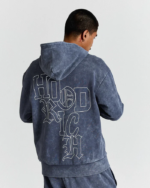 Sudadera extragrande Heritage Azul lavado (2)