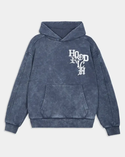 Sudadera extragrande Heritage Azul lavado