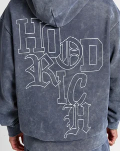 Sudadera extragrande Heritage Azul lavado (8)