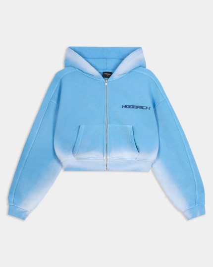 Sudadera y cremallera Ghost de corte holgado para mujer azul