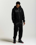 Sudadera y cremallera extragrande Inkline Negra (1)