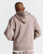 Sudadera y cremallera extragrande Ritual Marrón (5)